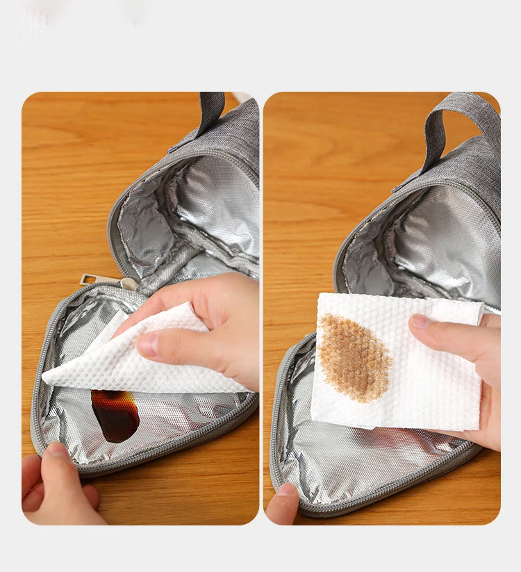 New triangular insulation bag mini aluminum foil primary school student rice ball bag