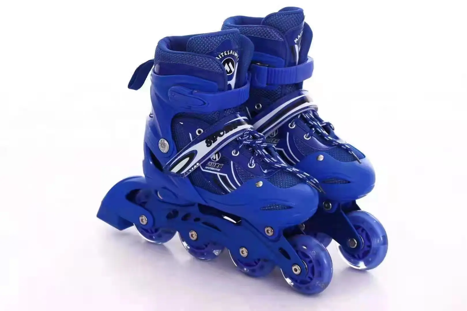 2022 Adjustable Kids Skating Shoes Custom Flash Wheel Inline Roller Skates Set for Children