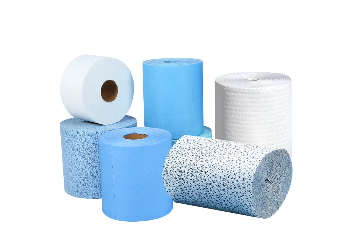 industry clean wipe rolls Melt blown pp industrial wipes industrial wiping cloth