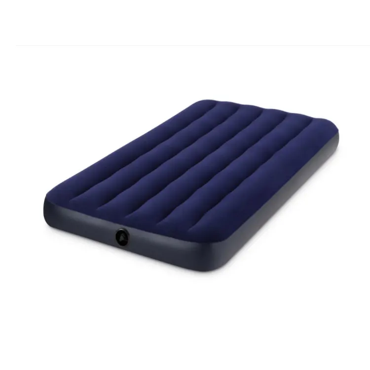 INTEX 64765 WHOLESALE Queen Classic Folding Airbed Camping Inflatable Mattress with Hand Pump