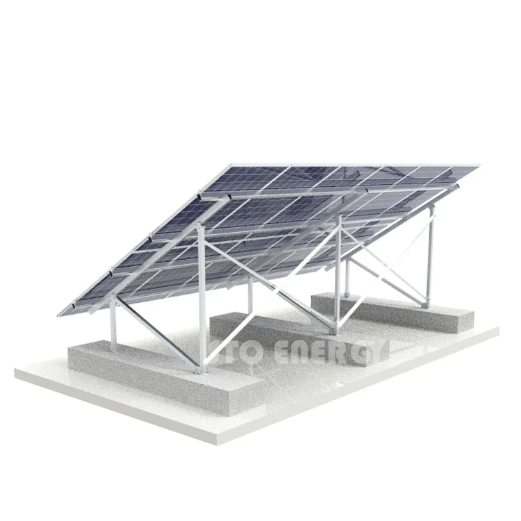 Factory Wholesale High Quality Solar Aluminum Panel Ground Rack System Ground Mounted Structures For Solar Plants