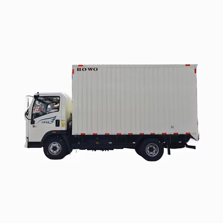 10Ton 15 Ton Howo Truck 4*2 Small Van Trucks Diecel Manual transmission Thickened containers Box Cargo Trucks for Africa Market