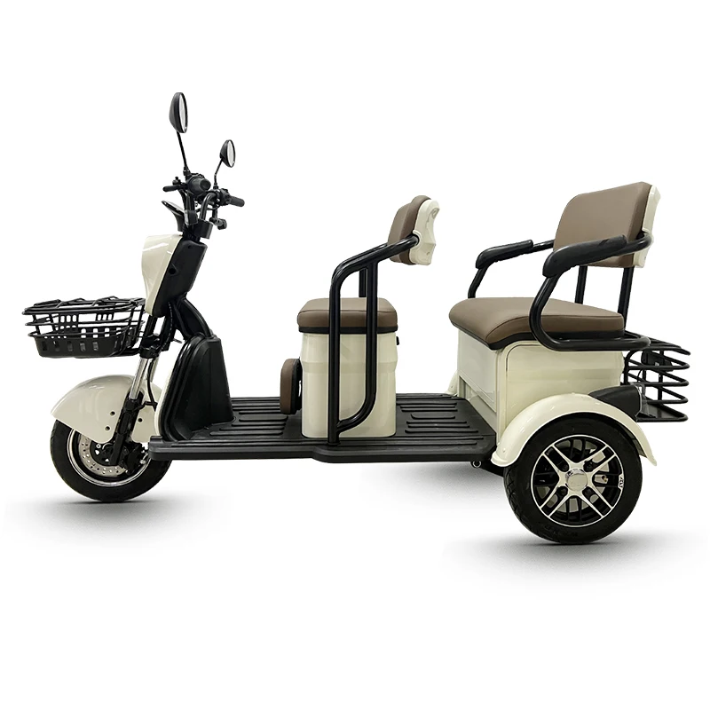 Lvneng New Style Motorcycle C5-2 Fashion Design Electric Three Wheeler Moped High Speed  LED Lights Suspension Tricycle