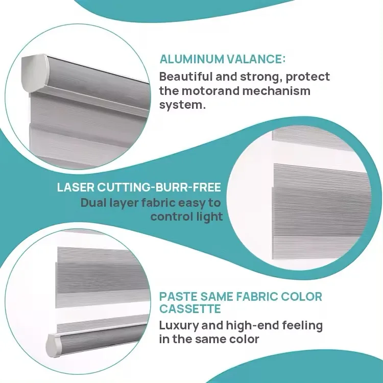 Оптовая продажа без перфорации световая занавеска для спальни Офисная изоляция интеллектуальная лифта