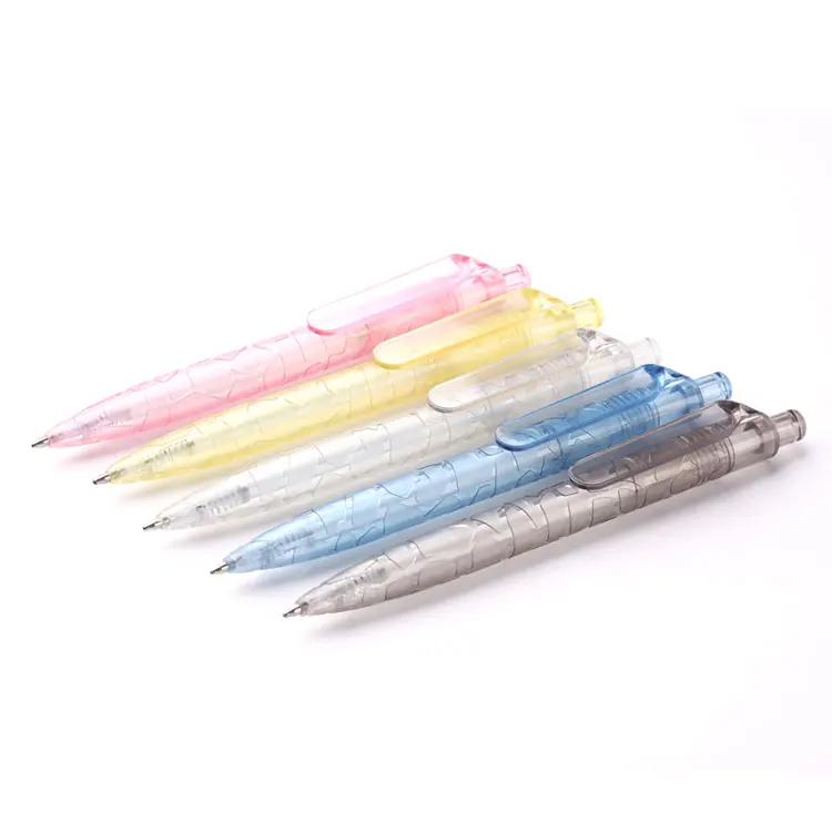 
Supermarket ECO Friendly Recycled Pen Plastic Ballpoint Pen With Custom Logo 