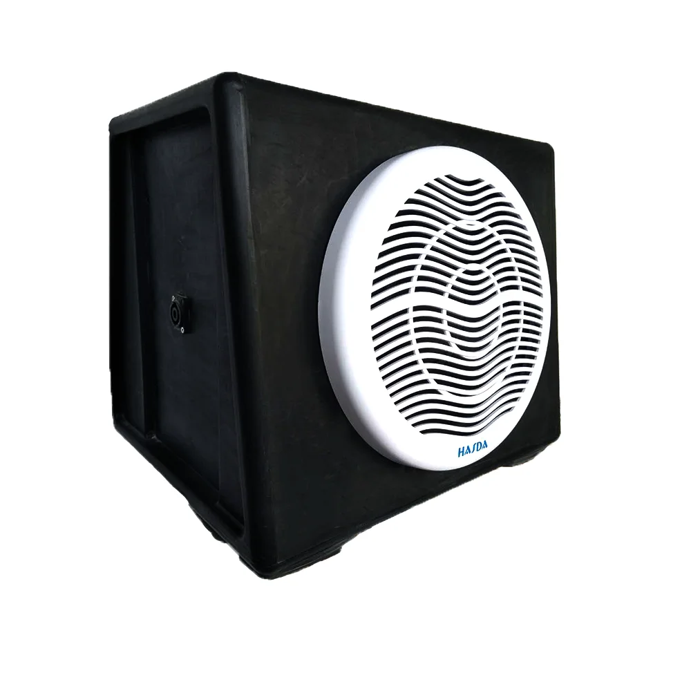 10' 500w Waterproof IP66 Hasda H-1016w marine speaker subwoofer white Yacht Boat ATV UTV