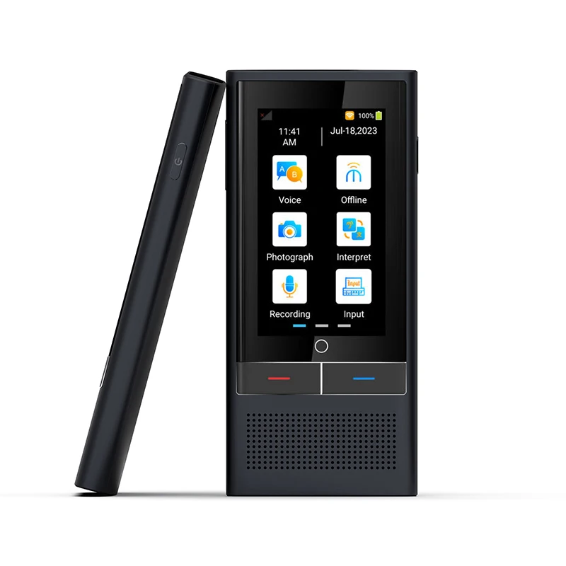 Z6 4G Instant Voice Translator Device Simultaneous Interpretation Arabic Dutch Offline Translation 138+ Languages Online