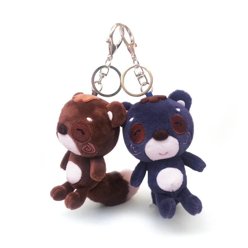 
Wholesale Cheap Promotion Custom LOGO Mini Animal Plush Keychain Kids Backpack Bag Soft Stuffed Classic toy design service 