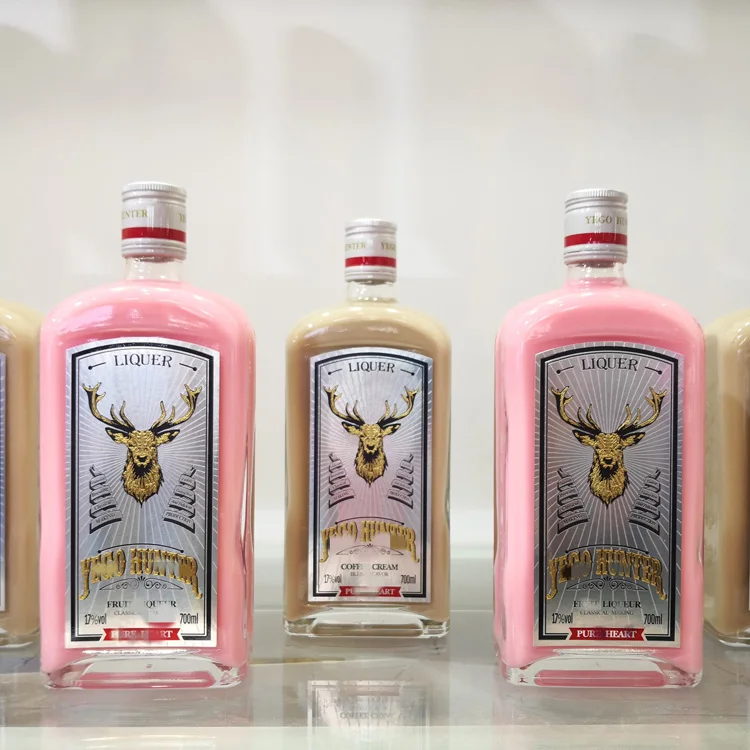 750ml 700ml emboss glass liquor bottle price empty whisky bottle customized bottles for whisky and vodka