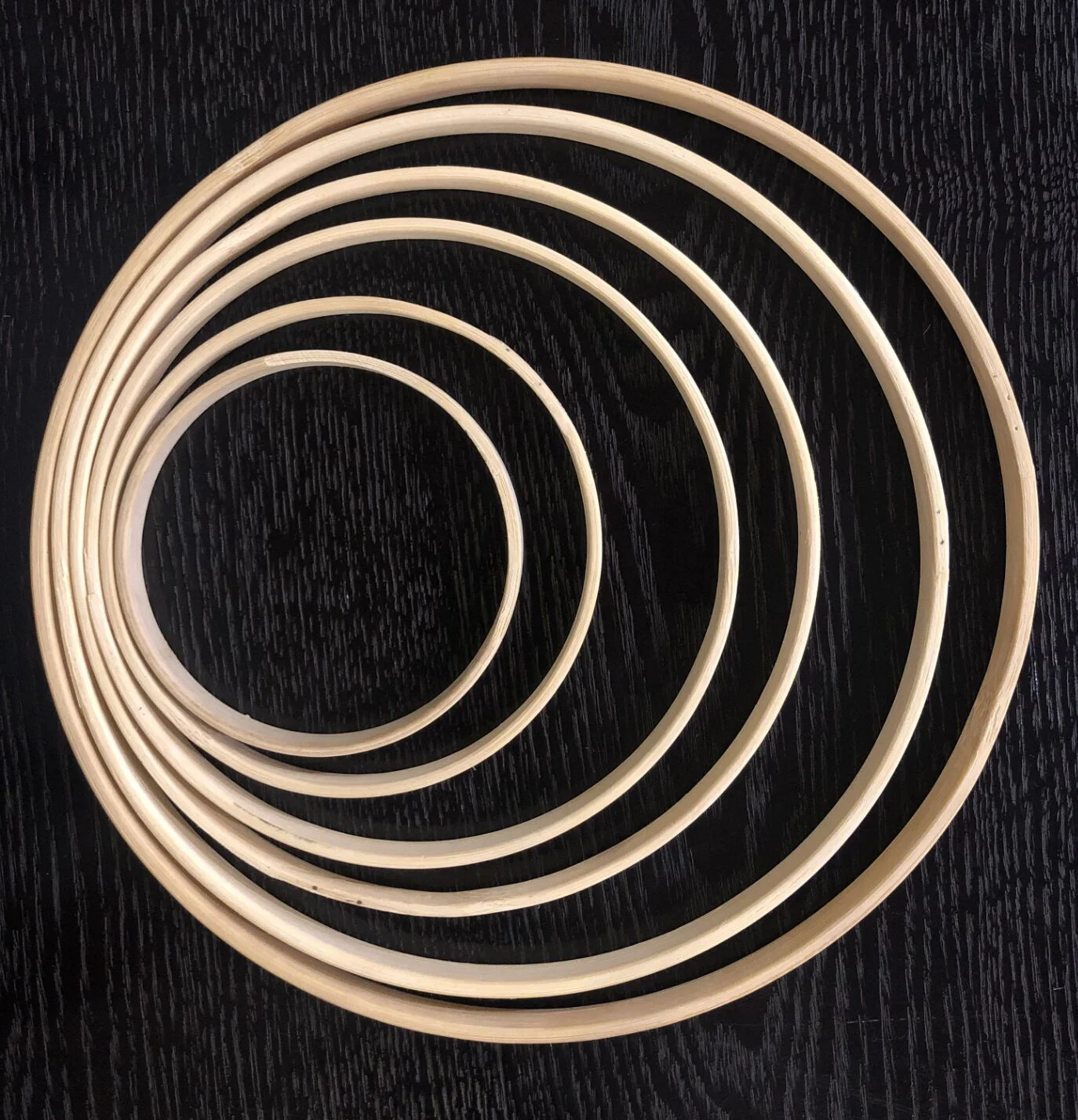 Деревянный бамбуковый цветочный обруч, венок, крафт-обруч, кольца для рукоделия, Свадебный венок, Декор, макраме, Ловец снов, Настенное подвесное ремесло