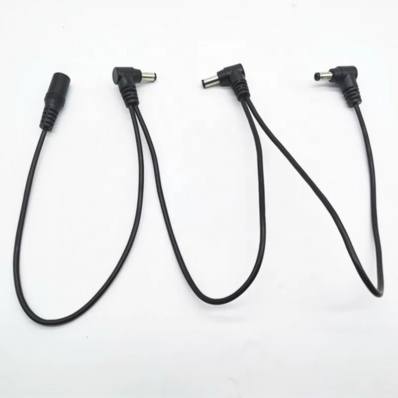 9V 12V 1A Power 1 to 4 way DC cable DC 5.5 x 2.5mm Guitar cable Daisy chain cable power adapter