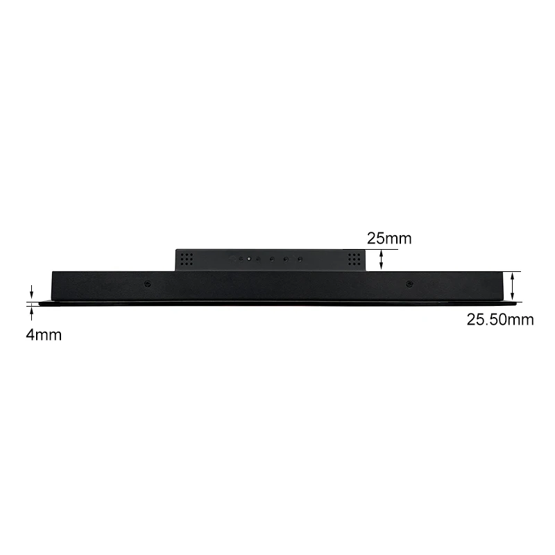 17 inch 1280*1024 HD-MI VGA Capacitive touch square screen Metal Aluminum Frame TFT Embedded pure flat industrial LED Monitor