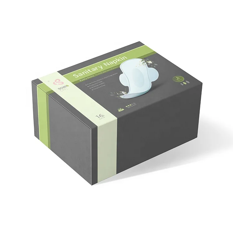 Sanitary napkin boxed sanitary pads for women with low MOQ sanitary napkins