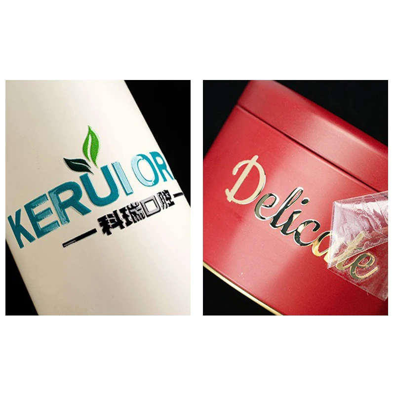Custom 3d Transfer Sticker Uv Dtf Label Transparent Embossed Metal Logo Waterproof UV Transfer Permanent Sticker for bottle deco
