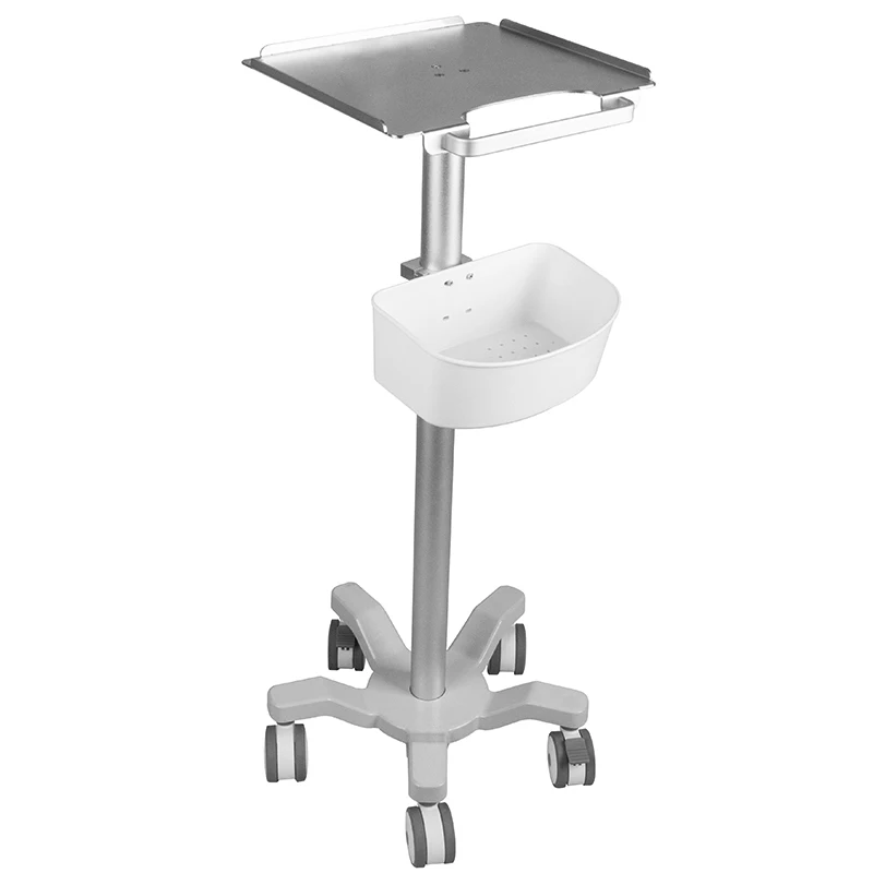 Factory Direct Portable ECG Cart Medical Trolley with Wheels Hospitals Hotels Gyms Made Durable Metal Quality Hospital Furniture