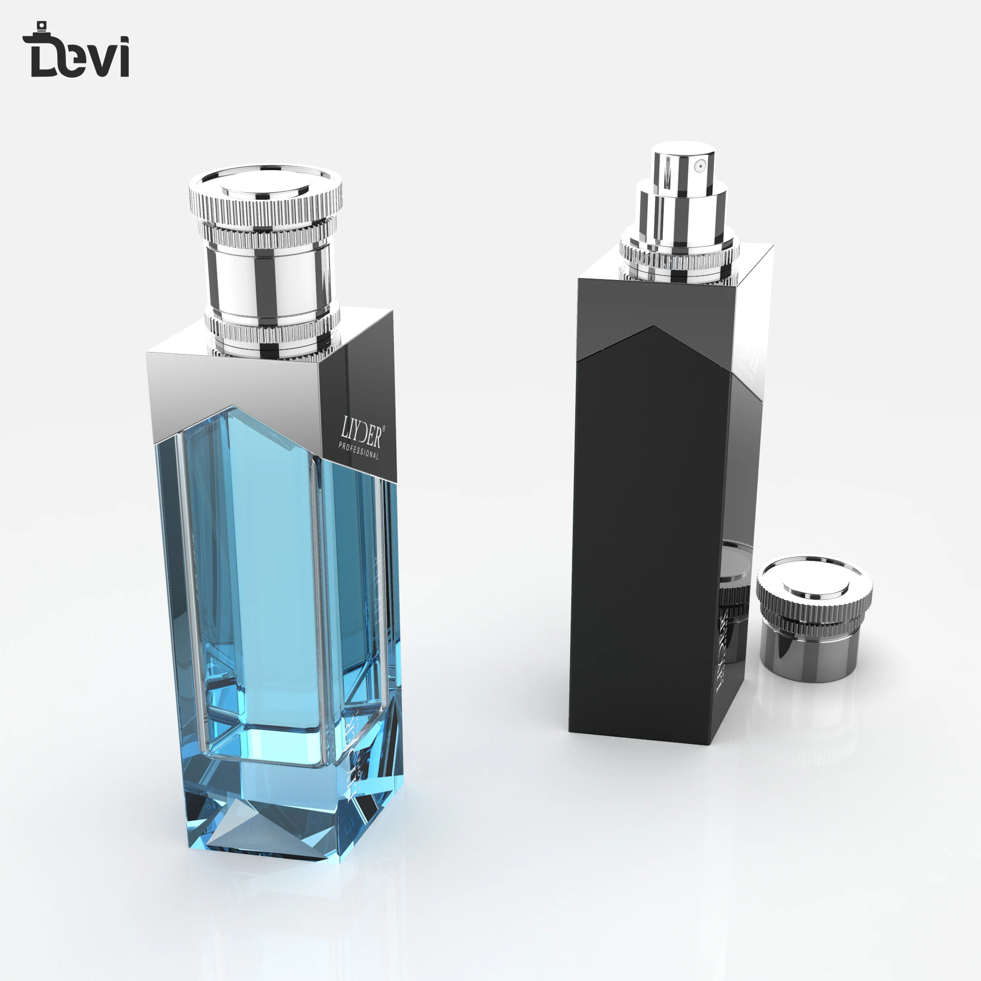 Devi Wholesales Custom luxury fancy  perfume bottles 10ml 15ml 30ml 50ml 100ml empty perfume glass  bottles for sale