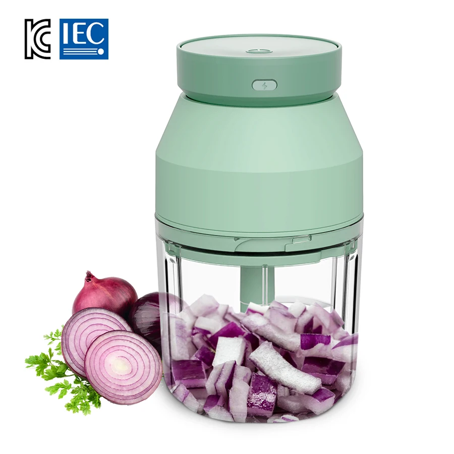 Smile Mom Kitchen Gadget Tools 270ml 400ml Onion Crusher Garlic Mincer Meat Cutter Blender USB Electric Garlic Food Chopper