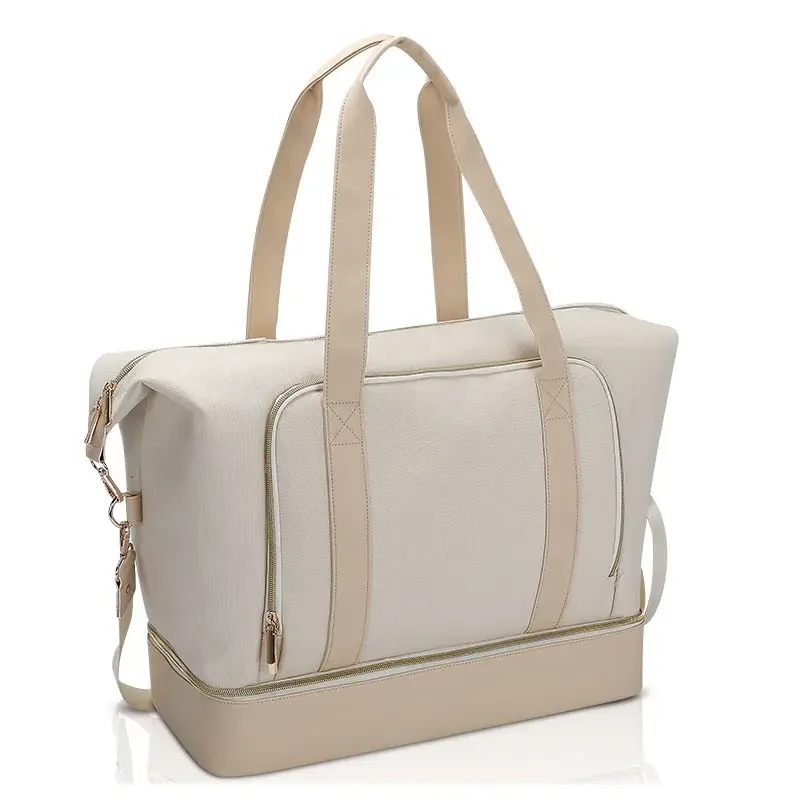 Factory OEM Luxury Designer Travel Weekend Duffel Bag Waterproof Custom Polyester Overnight Bag Large Capacity Tote Gym Bag 2023