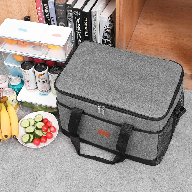 Outdoor travel ice pack Oxford cloth aluminum foil picnic bag Large capacity 33L Picnic Cooler Bag Mini Cooler Bags