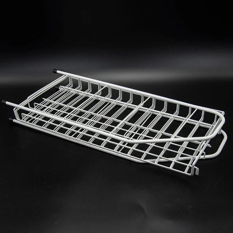 4 Tiers Foldable Stackable Metal Iron Shoes Rack
