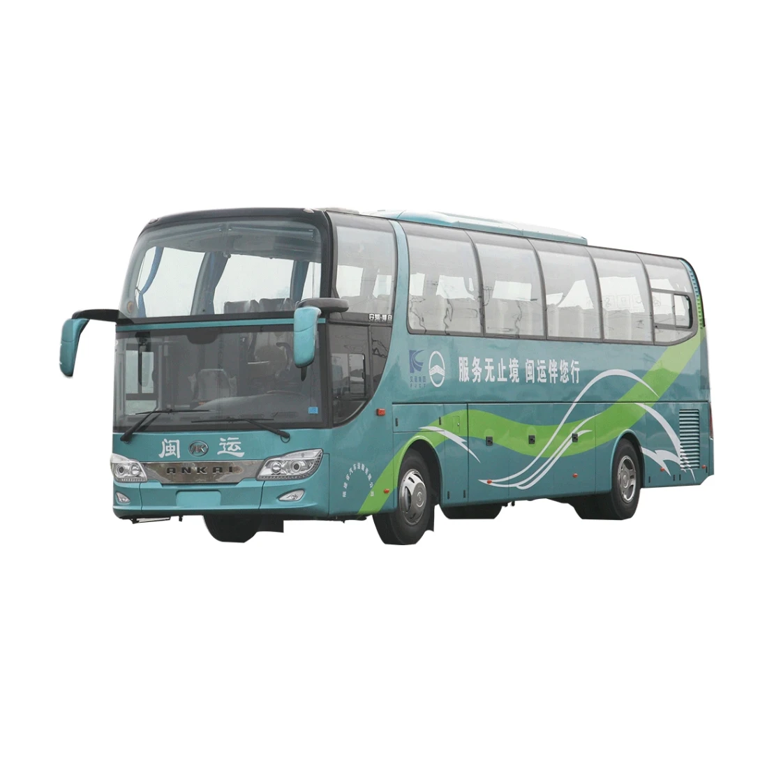 
12m 50 Sseater Bus Color Design Luxury Passenger Bus with Cummins Engine 