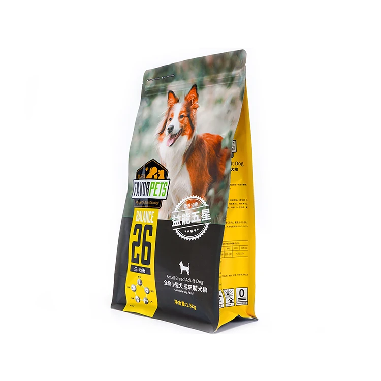 Zipper Bag Of Resealable Pet Food Airtight Plastic Zipper Packaging Pet Food Bags Pet Food Bag With Resealable Zipper