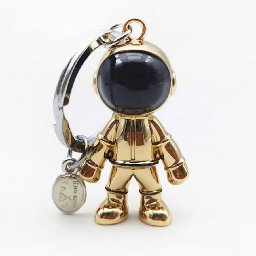 Factory No Moq Wholesale 3D Souvenir Keyring Bulk Creative Astronaut Key Chain
