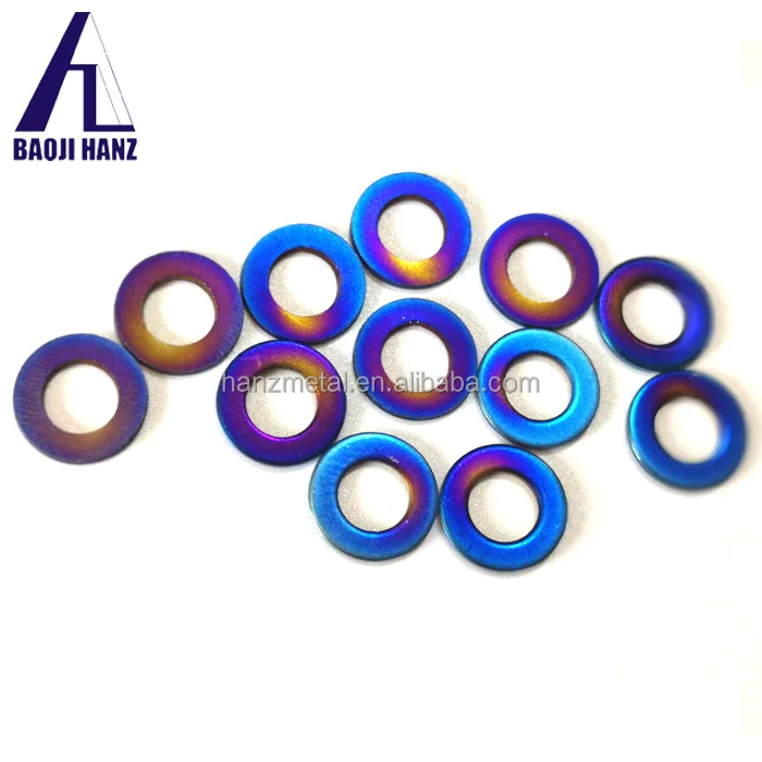 Titanium bolt gasket Automotive titanium gasket