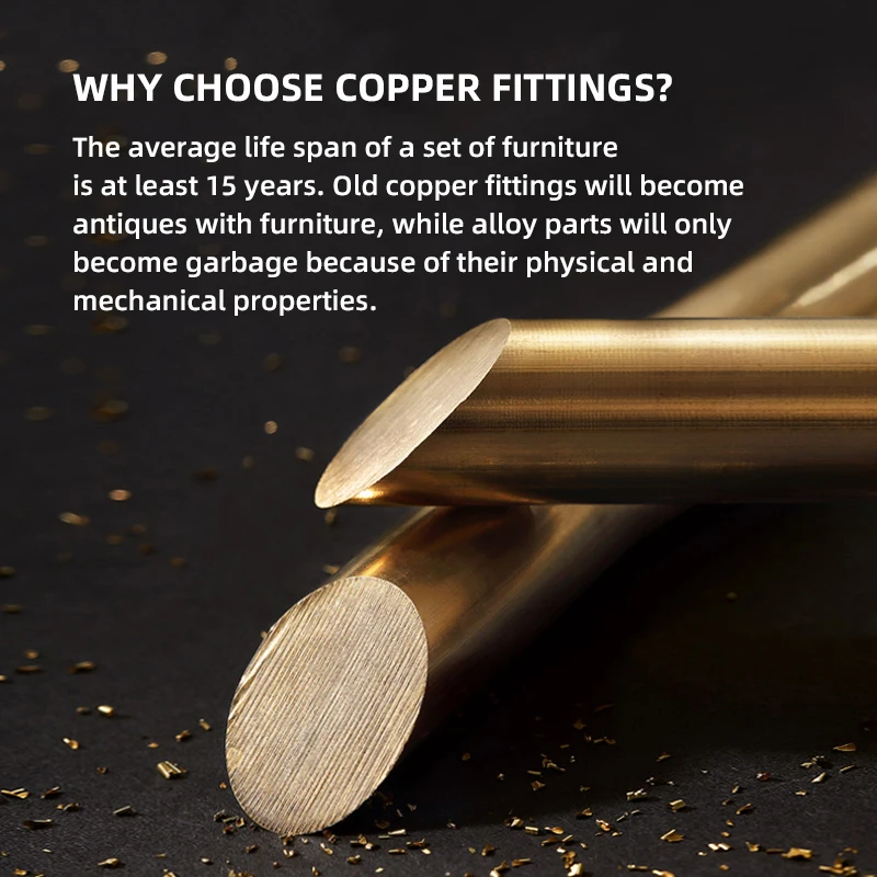 Home kitchen cabinets dresser wardrobe cupboard drawer door gold China luxury solid brass pulls handles knobs