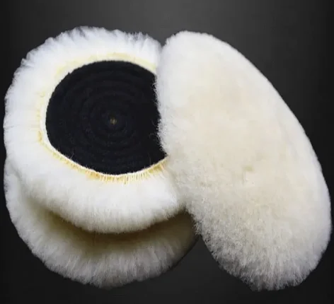 High Quality 7inch Felt Polishing Wheels Wool Buffing Pad Car Waxing Wool Wheel Auto Paint Care Polisher Pads