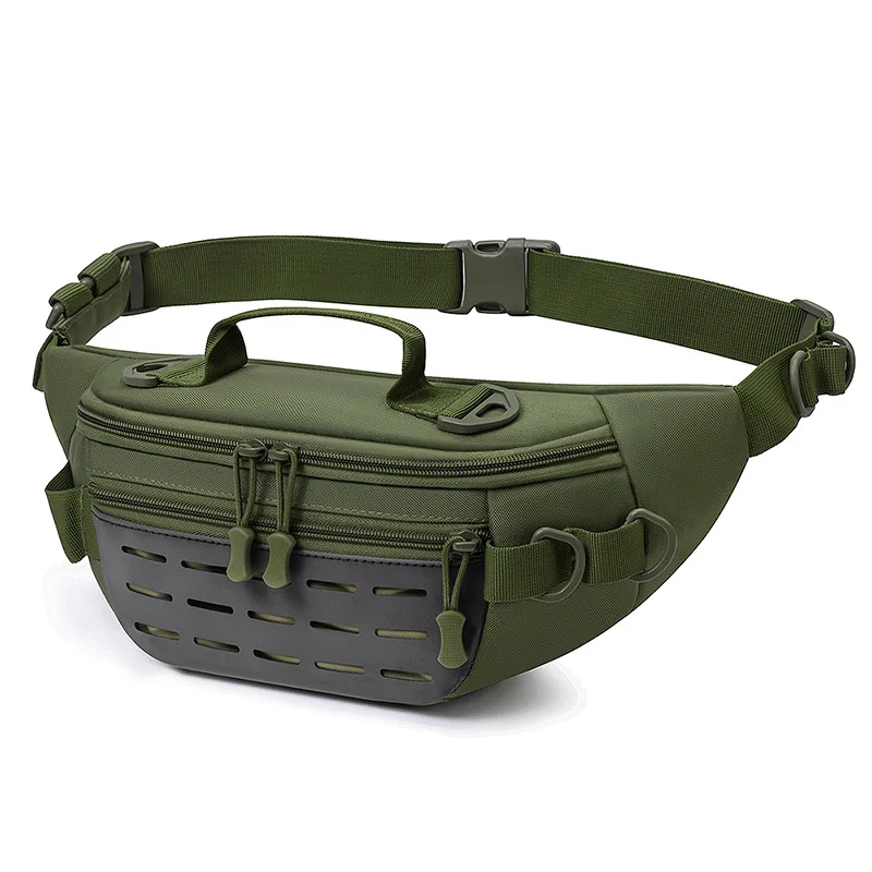 New Waist Bag Outdoor Running Phone Multi functional Large Capacity Reflective Luggage  Men Women Running Fishing Waist Bag