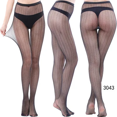 Sxx31 Tattoo Lace Hollow Totem Small Pantyhose Female Tornado Mesh Socks 4