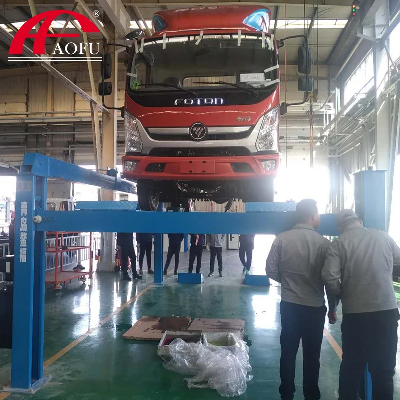 CE Approved Lifting Height 1700mm 4 Post Lift Car Alignment Lift