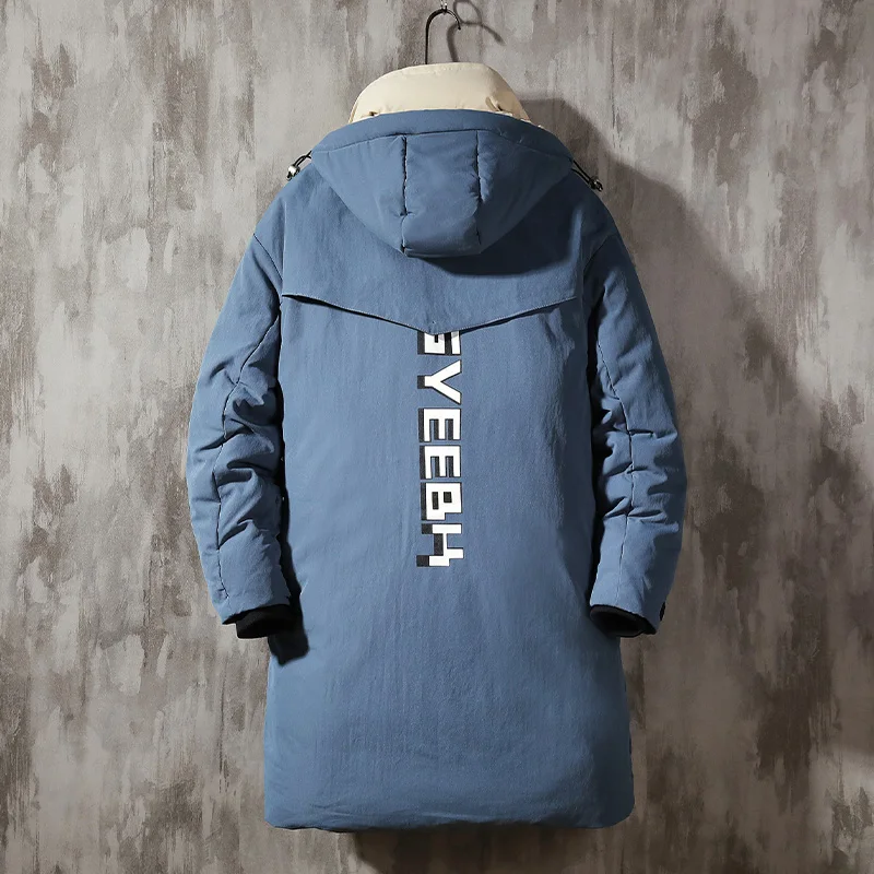 winter down jackets custom puffer long mens cashmere bubble down coat  oversized fleece mens  goose coat