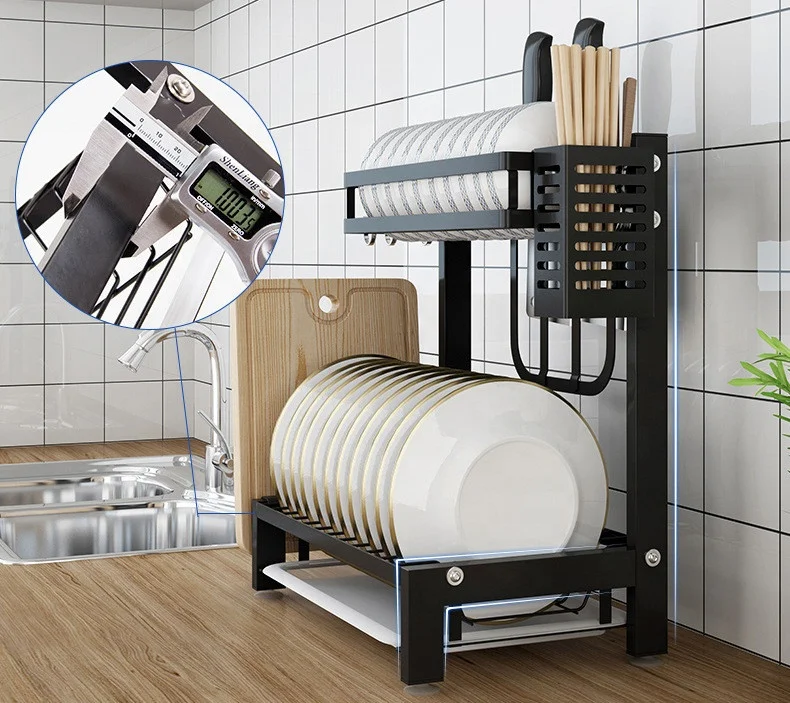Кухонная сушилка для посуды стойка из нержавеющей стали