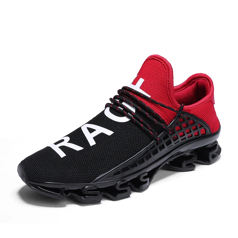 Lightweight Fancy Mesh Fabric Leisure Sports Sneakers Athletic Men Fashion Running Shoes