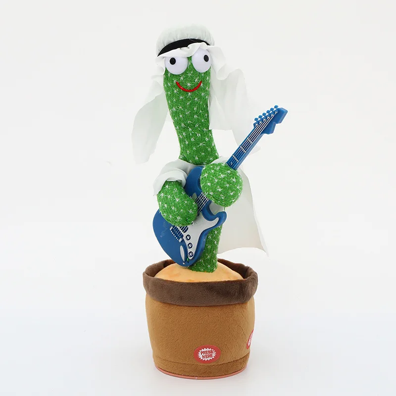 2022 Wearing Traditional Mexican Costume Speaking Electronic Dancing and Singing Plush Twisting Cactus