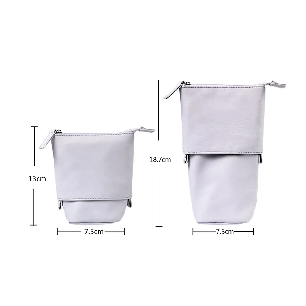 Eco Friendly Genuine Cowhide Leather Luxury White Jewelry Gift Cosmetic Bag Pouch Woman Manufacturer