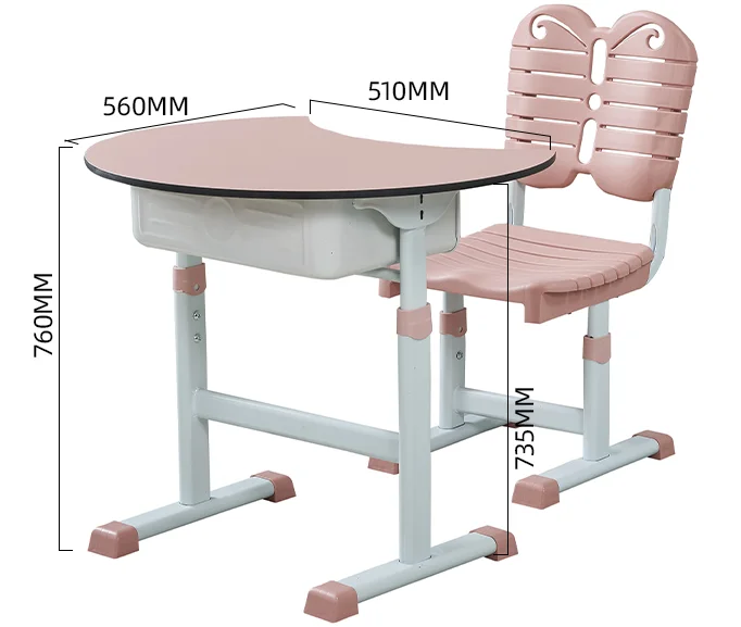 free combination kindergarten desk with chair daycare furniture lifted combined half-round table chair set