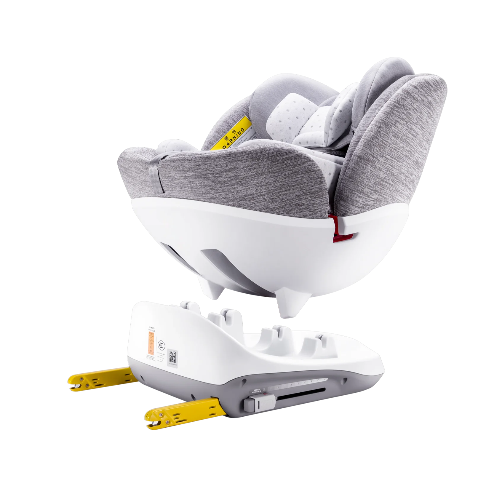  V106a серая группа 0 + i ii с isofix & top tether ece r44 высококачественные детские автомобильные