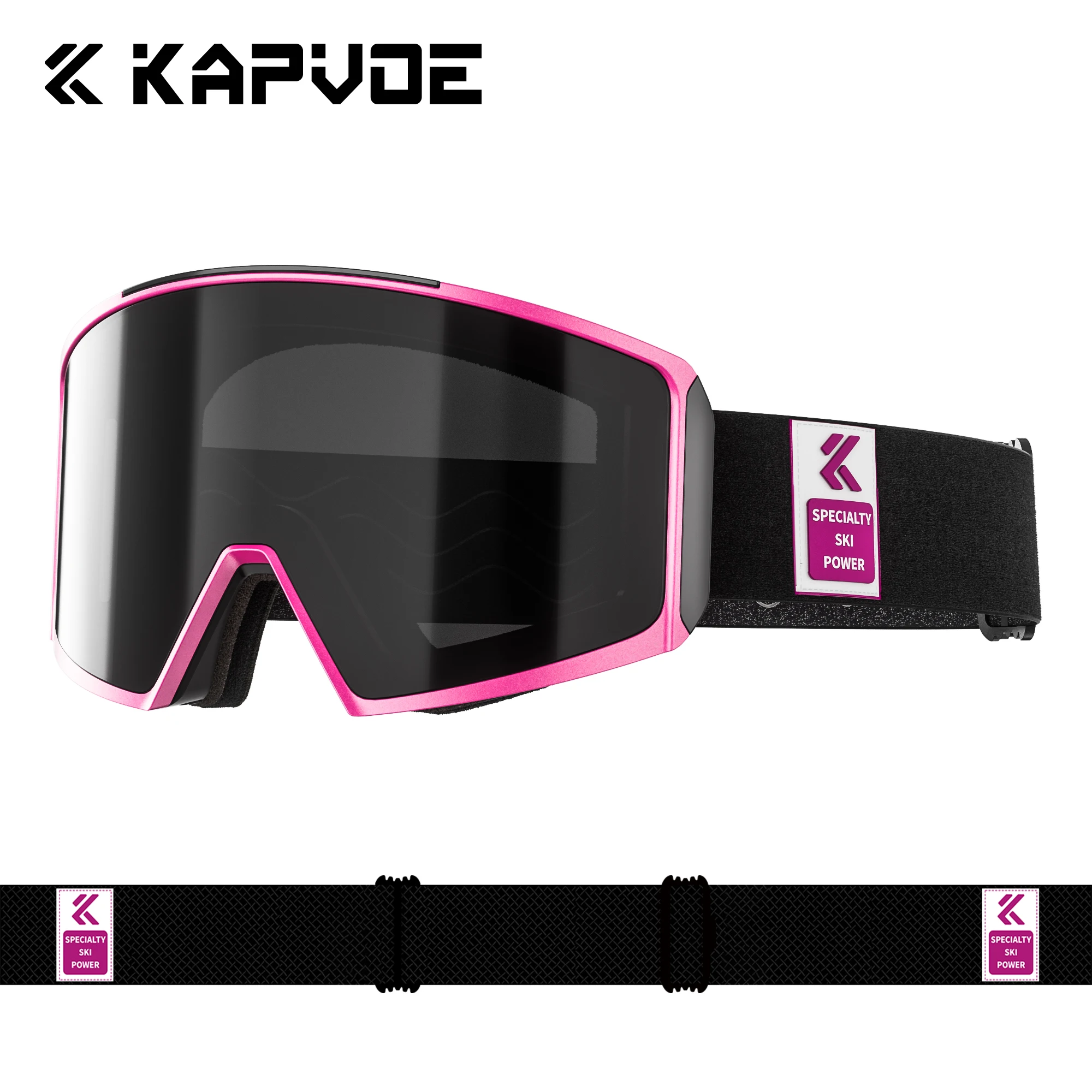 Профессиональные горнолыжные очки с защитой от ультрафиолета и ультрачеткими зеркальными линзами покрытием Revo для максимальной четкости