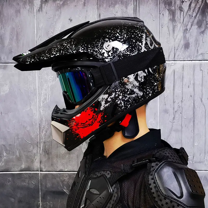 Mountain Downhill Helmet for Youth For Adult Beach Karting Set