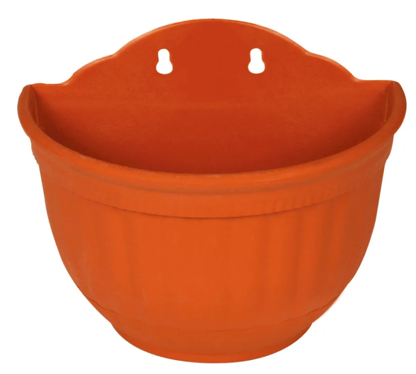 China Factory Supplier Orchid Balcony Durable Plastic Planter Plant Self-watering Flower Pot Wall Hanging Pots