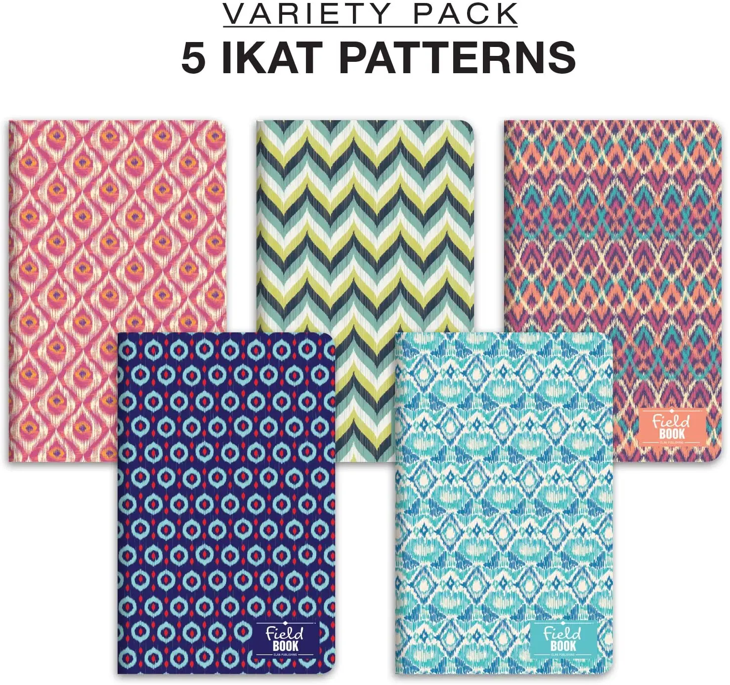 Various good quality small notebook ruled pattern exercise log book