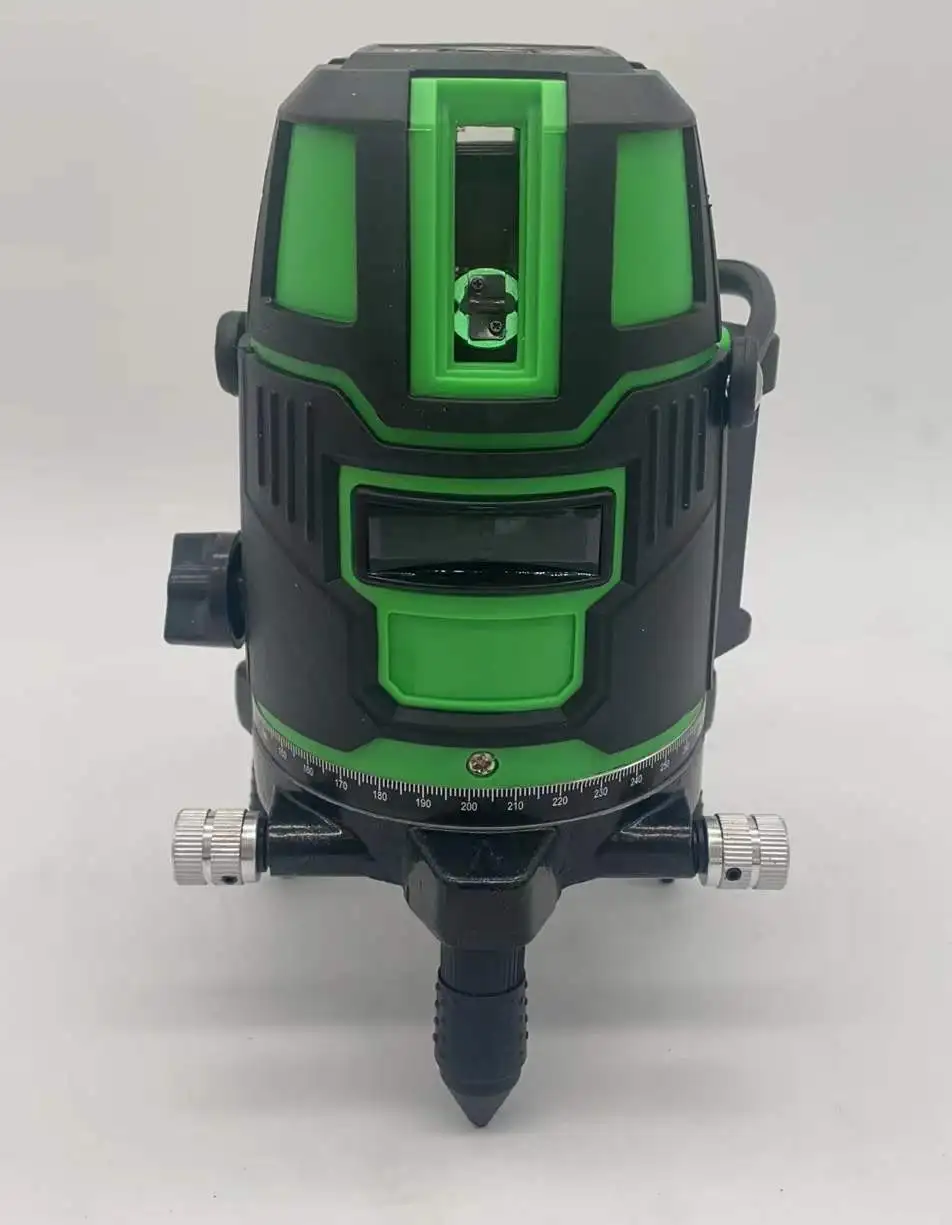 Лазерный 3D уровень зеленый лазерный инструмент 360 вращающийся с 5