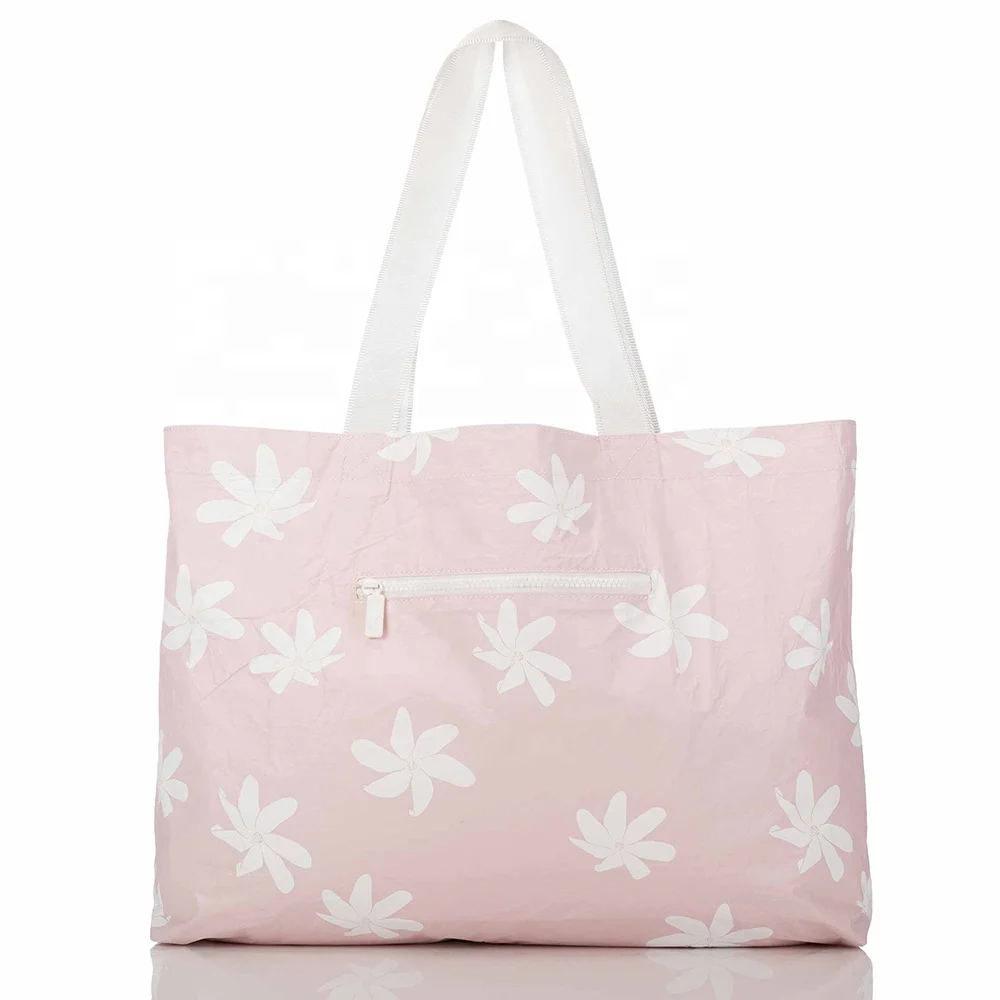 Waterproof Tear Resistant Shopping Fashion Reversible tyvek beach tote, soft tyvek-tote-bag custom