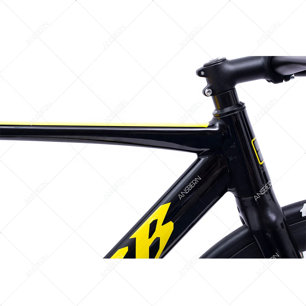 Fixie Bike Frame Carbon Fiber Fork Color Aluminum Alloy Track Bicycle 700C