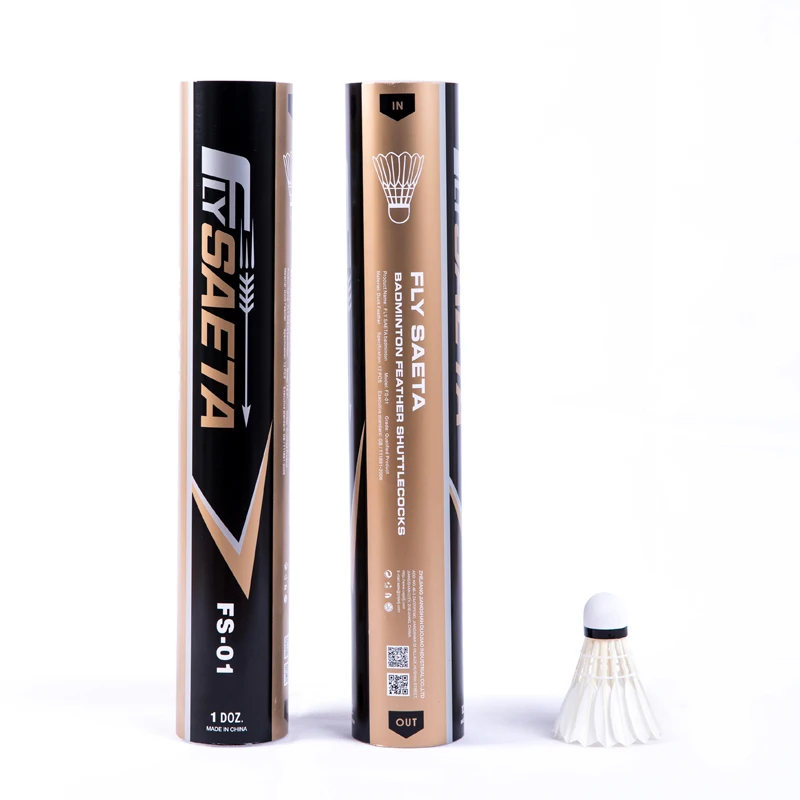 China Wholesale Top Grade One of Duck Feather Shuttlecock  Fly NO.01