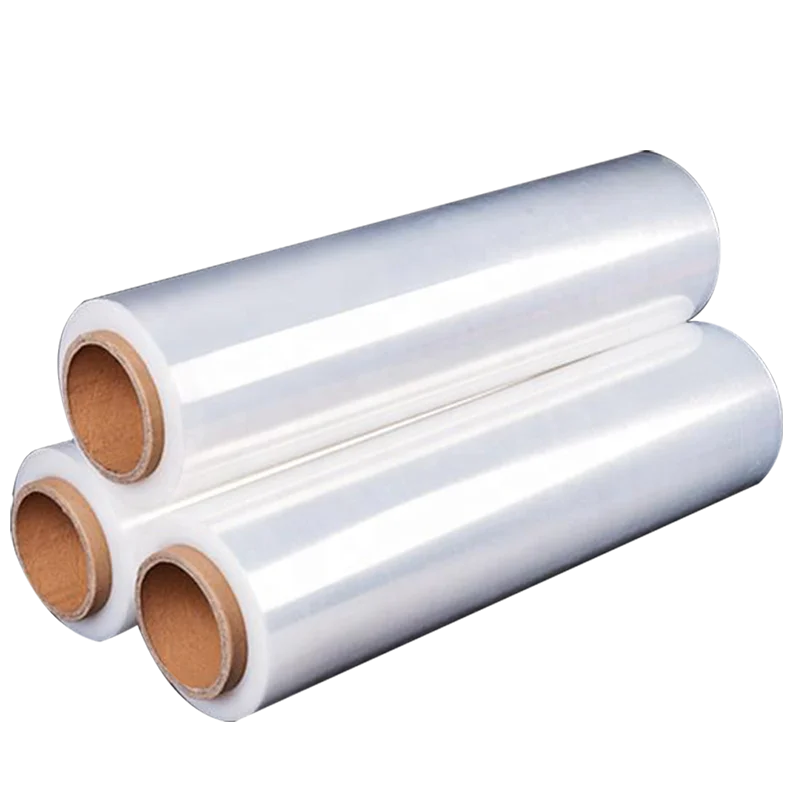Machine Casting Stretch Film Jumbo Roll Lldpe Clear Plastic Stretch Film Wrapping Film Rolls