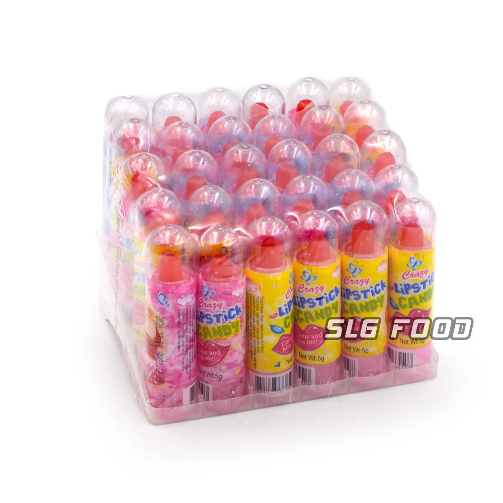 halal fruity light mini cute crazy glossy lipstick lollipop candy